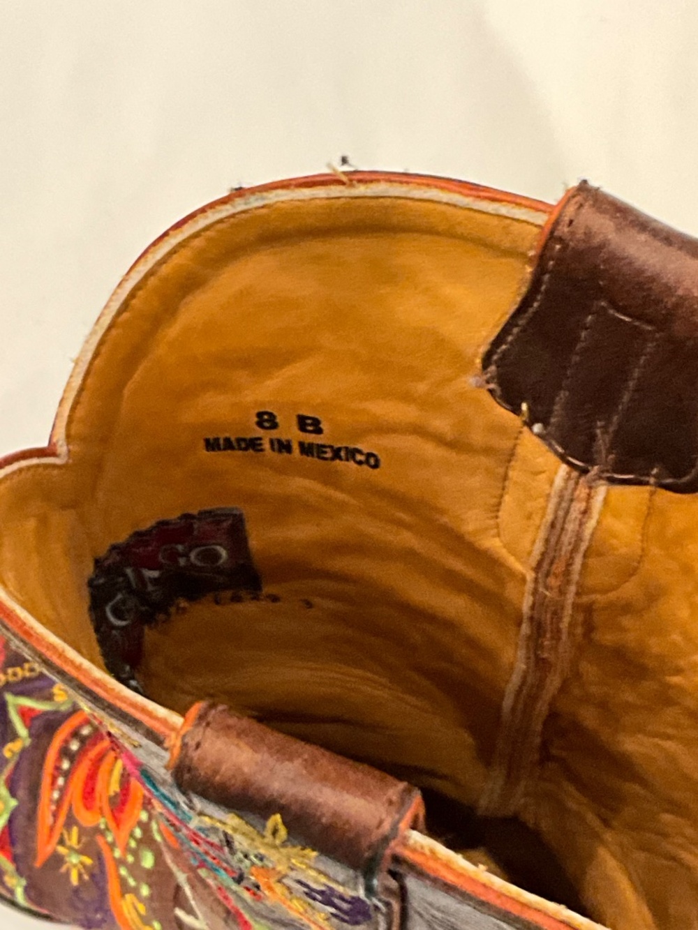 Old Gringo embroidered boots. Size 8. Worn 1x. Absolutely Beautiful! - Picture 5 of 5